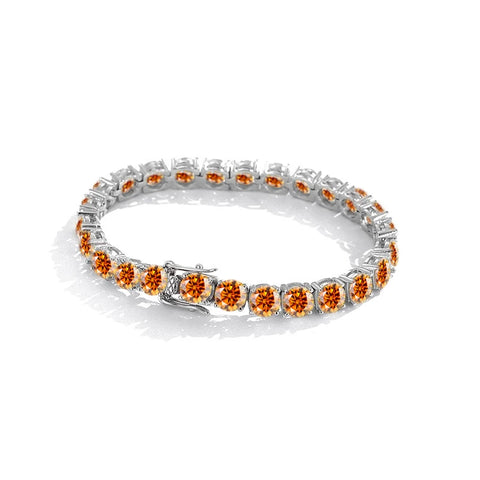 5mm Original Gray Yellow Moissanite Tennis Bracelets