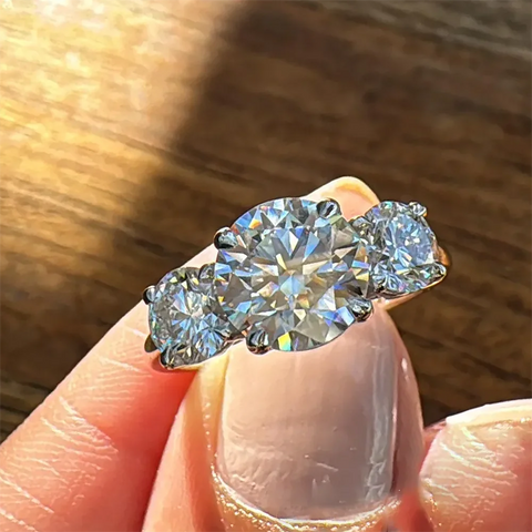 4 Carat Moissanite Ring