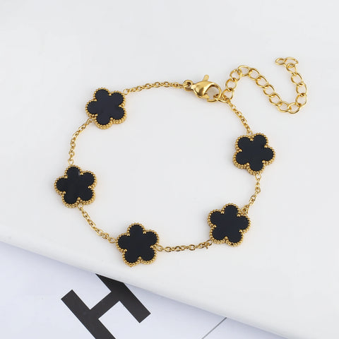 Five Leaf Plum Blossom Bracelet