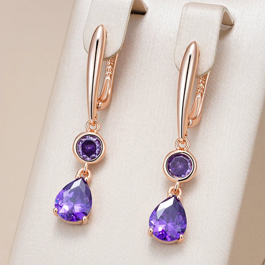 Kinel Hot Shiny Purple Natural Zircon