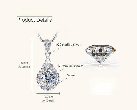 TY 2025new Moissanite Necklace