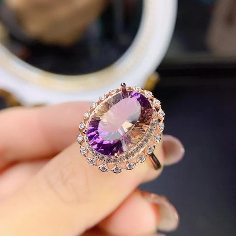 Natural Amethyst Ring