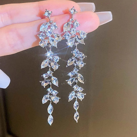 2pcs fashionable and high-end long tassel