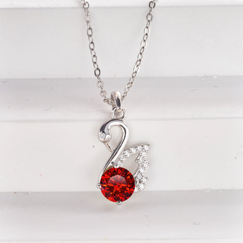JoiasHome Fashion Silver s925 Swan D Color