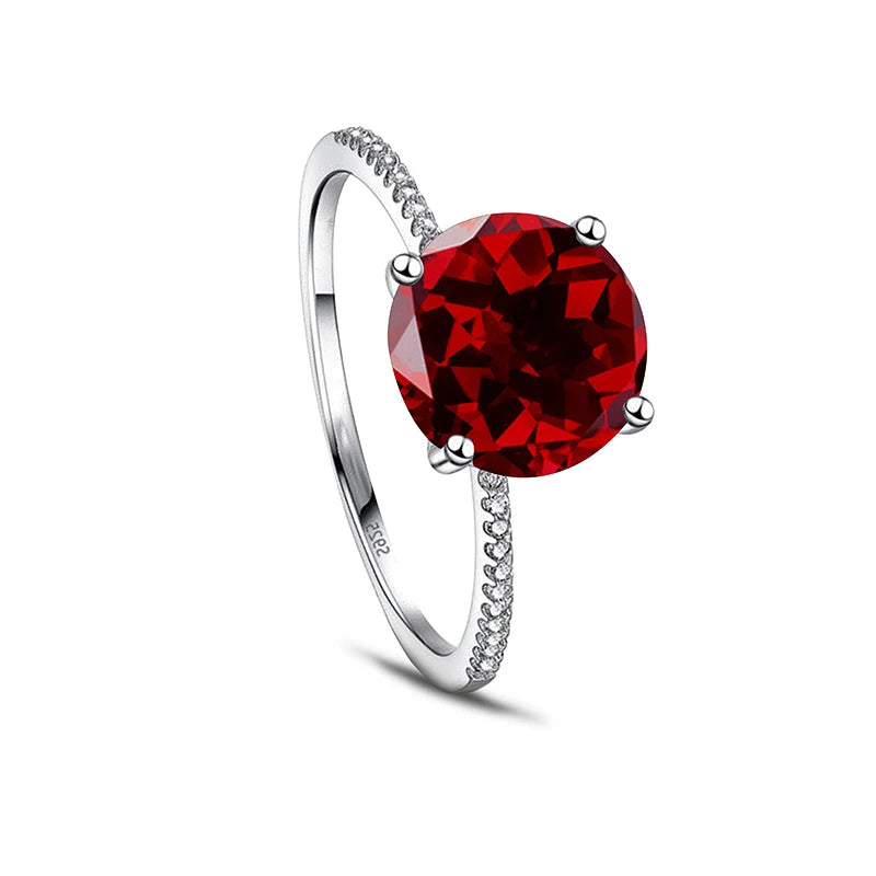 Gica Gema 3.0Ct  Real Solid 925 Sterling Silver Ring - BOLEVARD RING