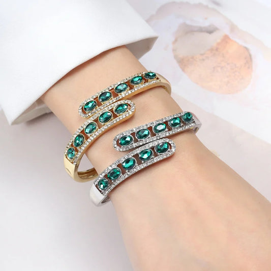 Retro Emerald Green Women's Bracelet