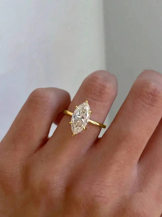 925 Sterling Silver Classic Gorgeous Sparkling Zircon Ring