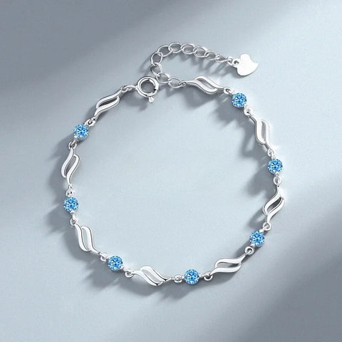 Fine 925 Sterling Silver Lucky Beads Bracelets