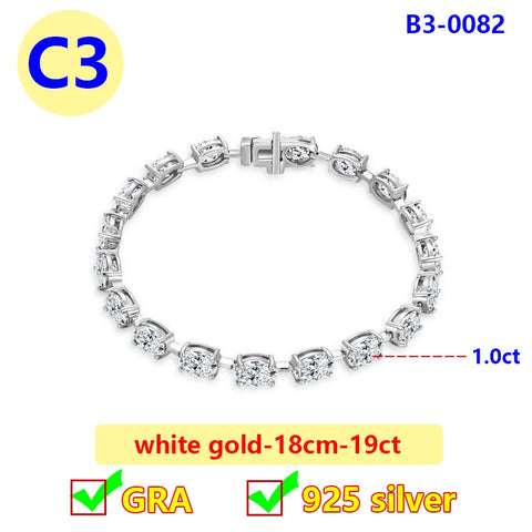 Special Moissanite Diamond Bracelet
