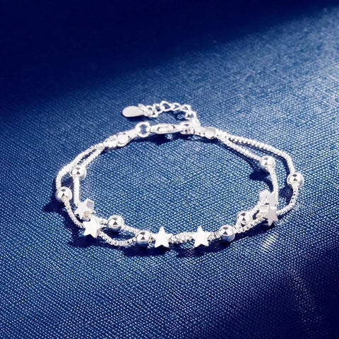 Double Layers Stars Beads Bracelets
