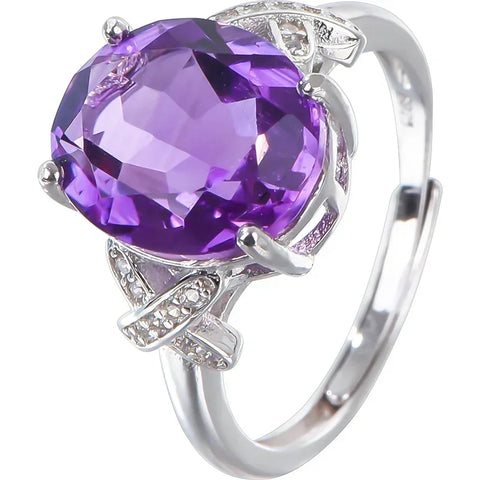 Natural Amethyst Ring