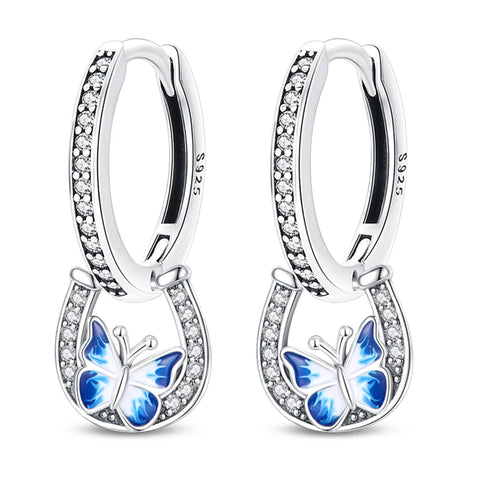 Women's 925 Sterling Silver Snowflake  Earrings