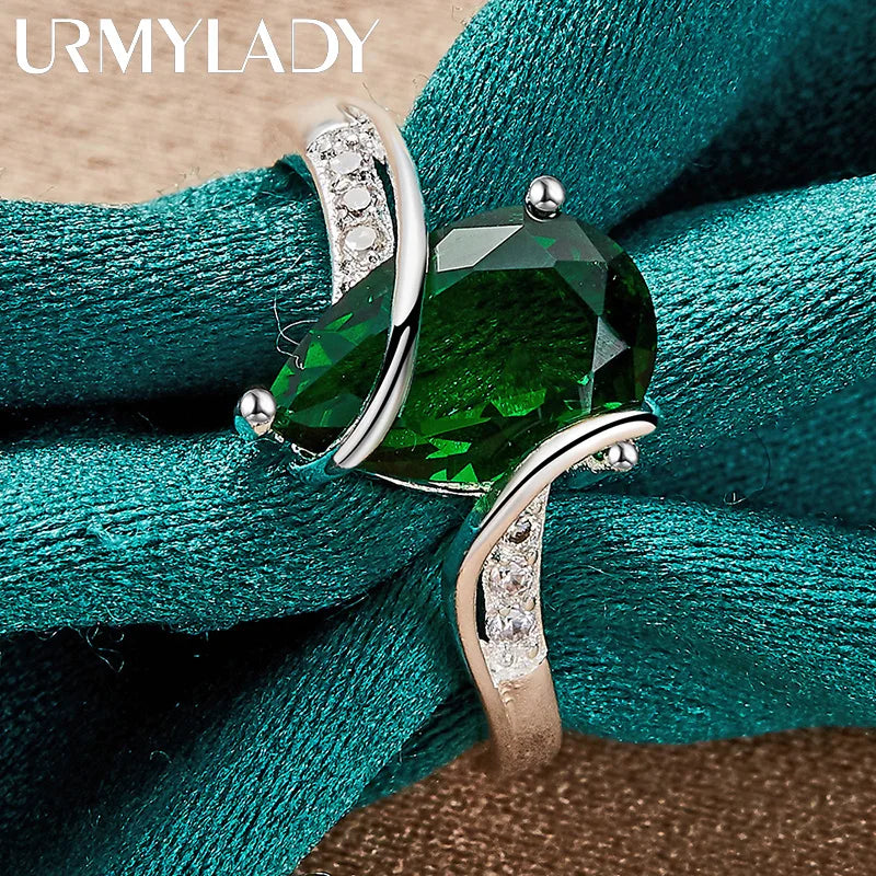 URMYLADY 925 Sterling Silver  Ring - BOLEVARD RING
