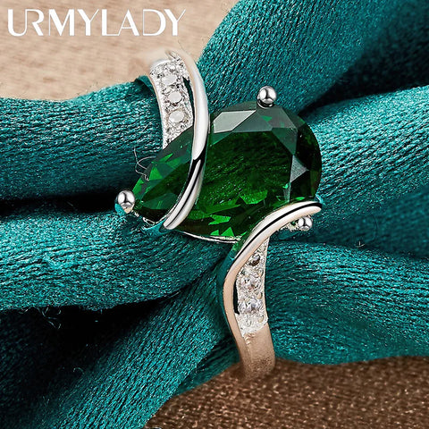 URMYLADY 925 Sterling Silver  Ring - BOLEVARD RING