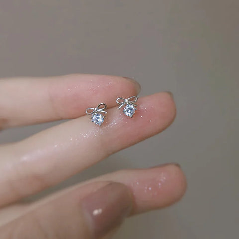 ANENJERY Butterfly Stud Earrings