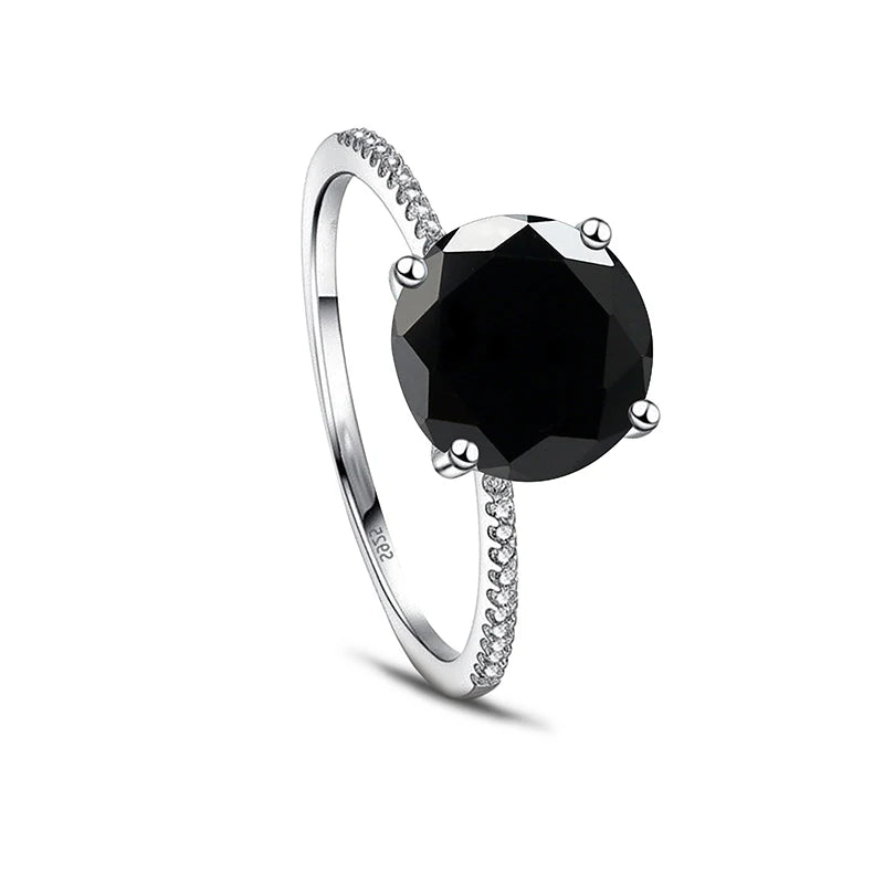 Gica Gema 3.0Ct  Real Solid 925 Sterling Silver Ring - BOLEVARD RING