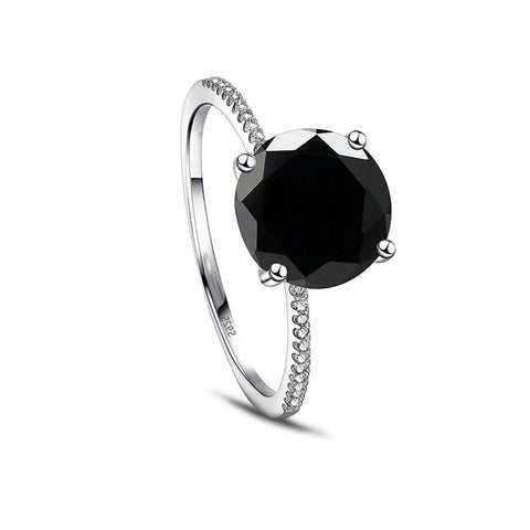 Gica Gema 3.0Ct  Real Solid 925 Sterling Silver Ring - BOLEVARD RING