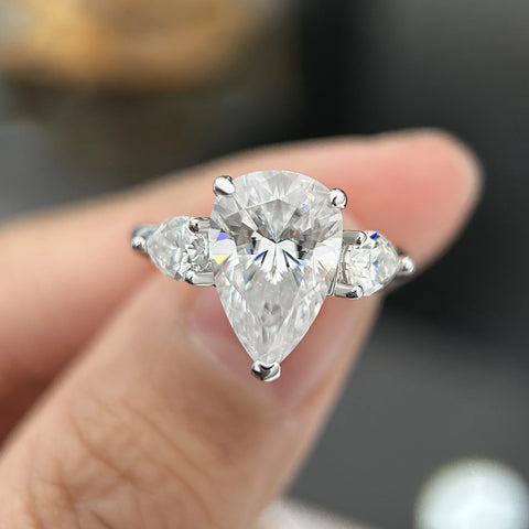 GRA Certified 1-4CT Pear Cut
