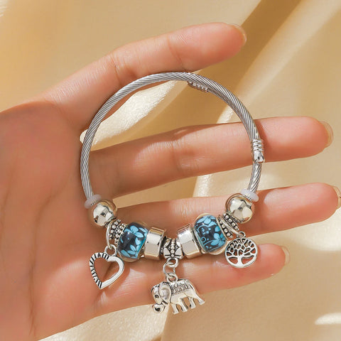 1 Women's Pan Family Style Elephant Peach Heart Life