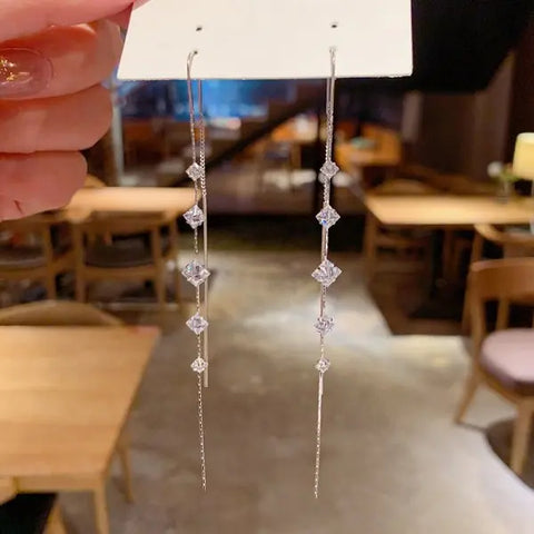 Exquisite Drop Ear Line Long Hanging Earrings