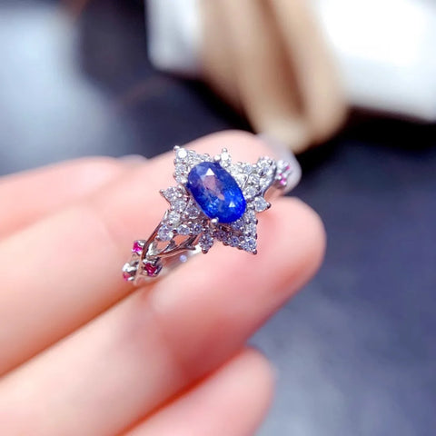 The New S925 Sterling Silver Sapphire Ring