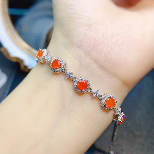 Opal Bracelet Genuine Gemstone Bracelet