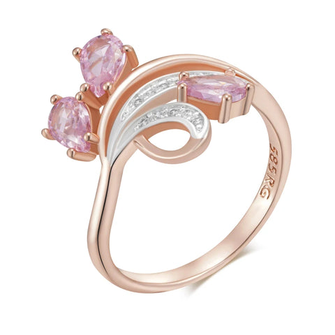 Kinel Hot Shiny Pink Natural Zircon Crystal