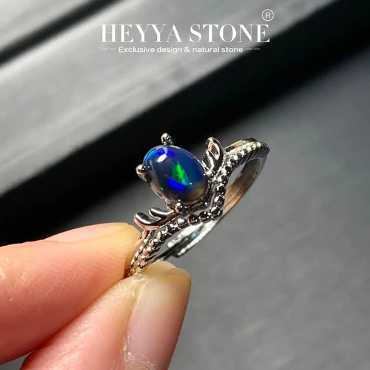 HEYYA STONE Natural Opal Ring