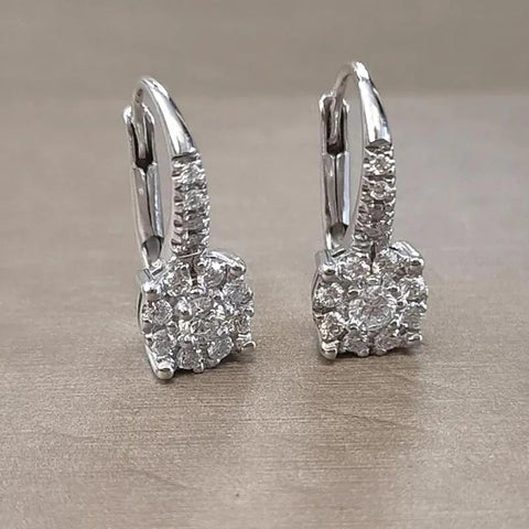 AINUOSHI Women's Earrings luxury 925 Sterling Silver