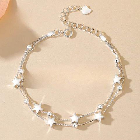 Charms 925 Sterling Silver Bracelets