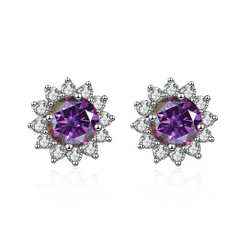 Butterflykiss 0.5 Carat D Color Moissanite Stud Earrings