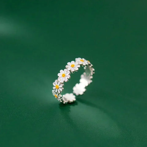 Fashion Vintage Daisy Flower Rings