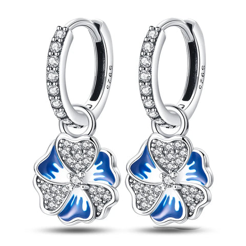 Women's 925 Sterling Silver Snowflake  Earrings