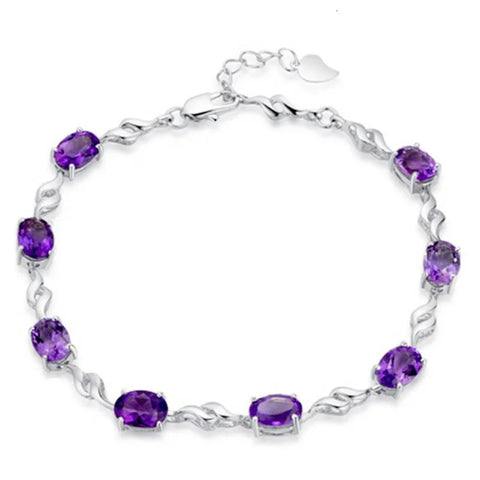 New Fashion Amethyst 925 Sterling Silver