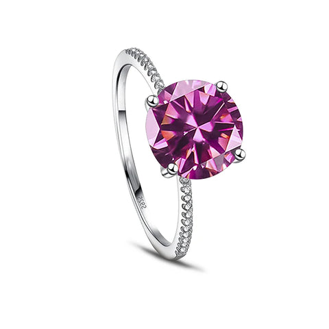 Gica Gema 3.0Ct  Real Solid 925 Sterling Silver Ring - BOLEVARD RING
