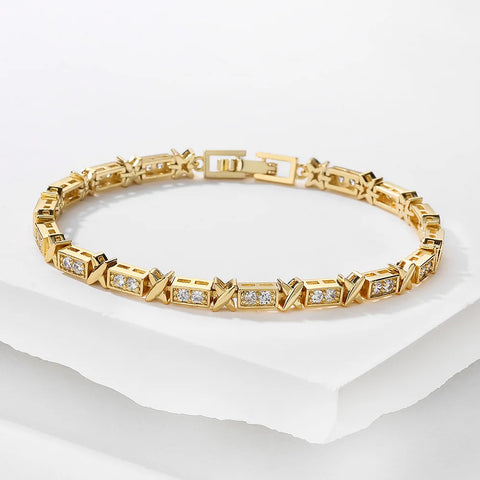 charm adjustable open Light luxury zircon bracelet