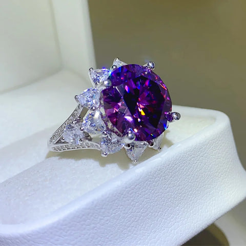 Serenity 10ct Purple Real Big Moissanite