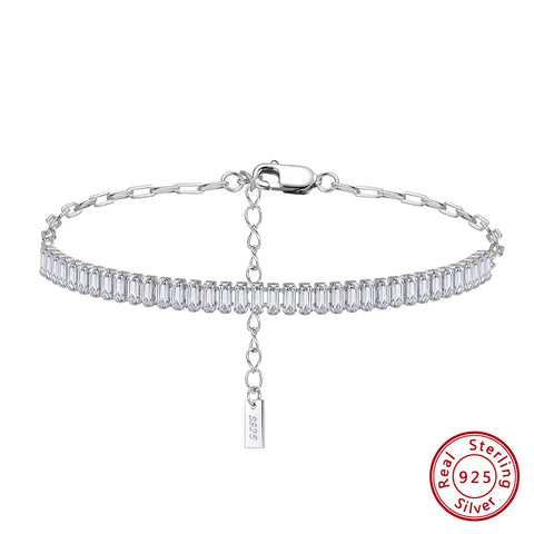 ORSA JEWELS Solid Silver Tennis Bracelet