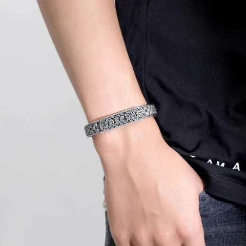 XiYuan Silver Color Tang Grass Eternal Bracelet