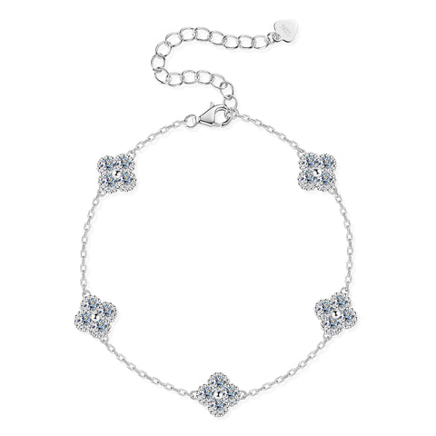 Sweetrain New 3mm Moissanite Bracelet