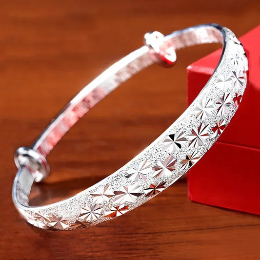 925 Silver Original Romantic Gypsophila Star Bangles