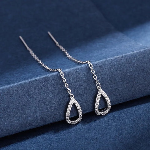 Trendy Long Wire Tassel Thread Chain Climb