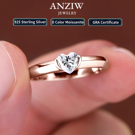 Anziw Rose Gold Color 0.5ct