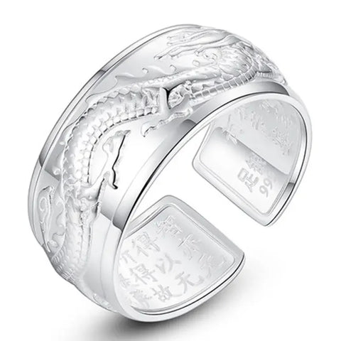 Sterling Silver Original Flying Dragon Ring