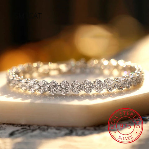 Lab Diamonds Simulated Moissanite Bracelets