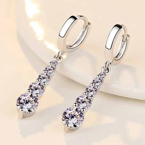 Earrings For Women 925 Sterling Silver Original Charm