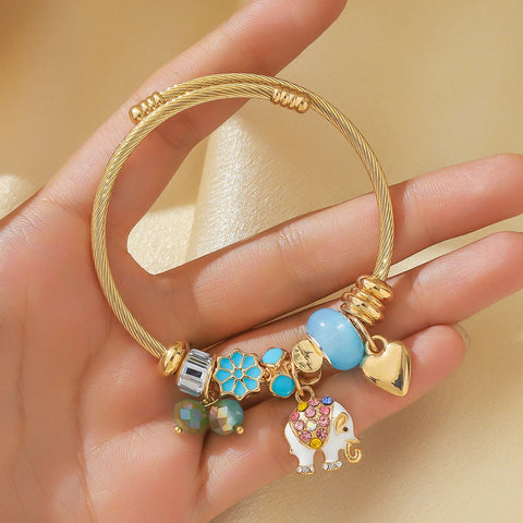 1 Women's Pan Family Style Elephant Peach Heart Life