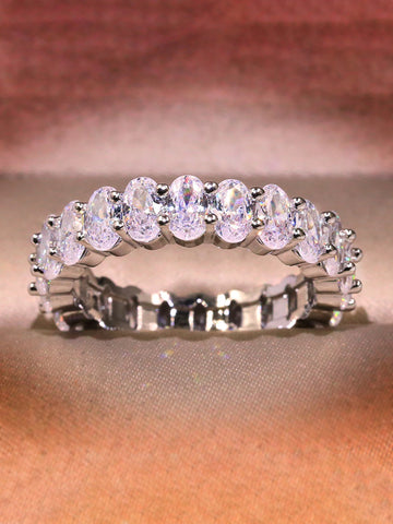 Zircon Oval Fashion Ring