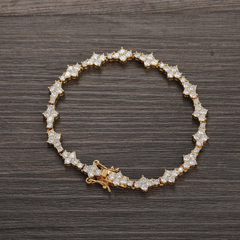 Iced Out Fashion Brass zircon Bracelet
