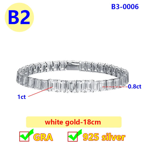 Special Moissanite Diamond Bracelet